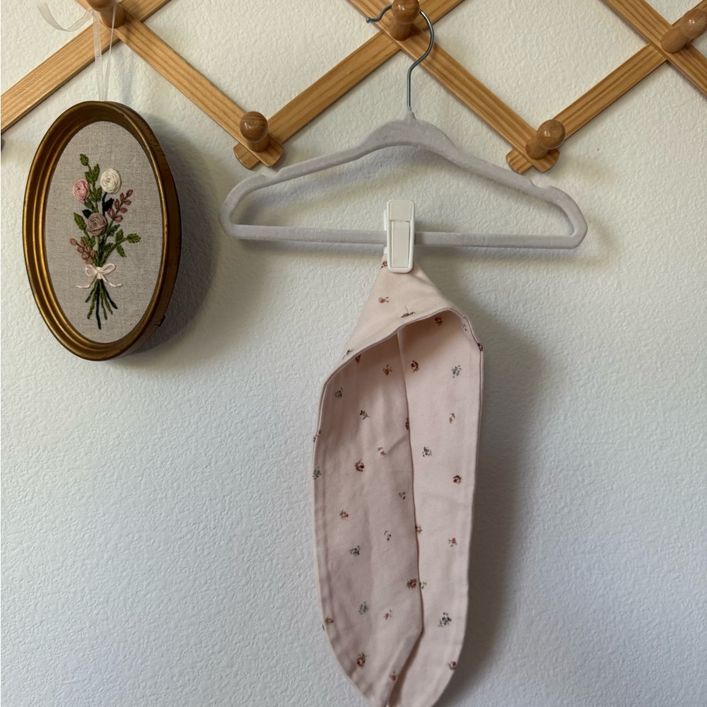Jamie Kay Pink Floral Baby Bow